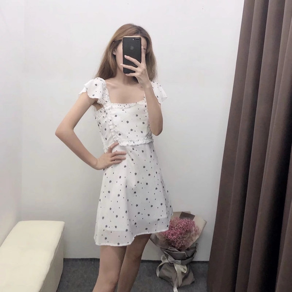 Rochie casual de dama model nou alb