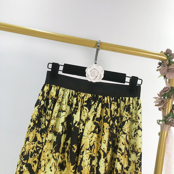 Fusta de dama lunga cu talie elastica