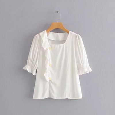 Rövid ujjú női blúz, két színben