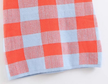 Alkalmi női kockás ruha új modellje