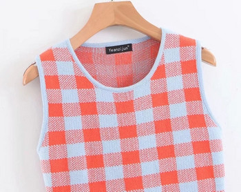 Alkalmi női kockás ruha új modellje