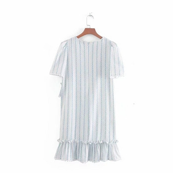 Női modern ruha rövid ujjal - széles modell