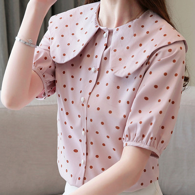 Új modell rövid ujjú női ing - három színben