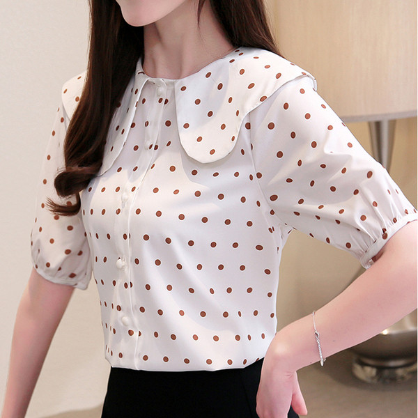 Új modell rövid ujjú női ing - három színben