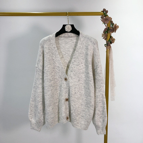 Cardigan dama cu nasturi - patru culori