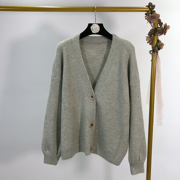 Cardigan dama cu nasturi - patru culori