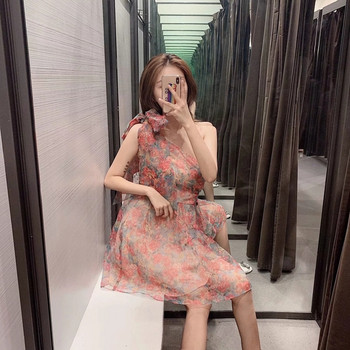 Rochie de dama model nou decupata cu motive florale