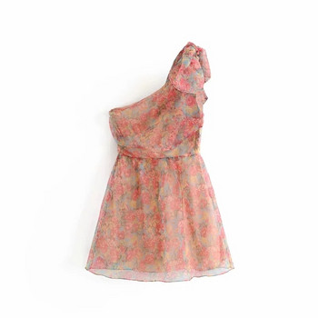 Rochie de dama model nou decupata cu motive florale