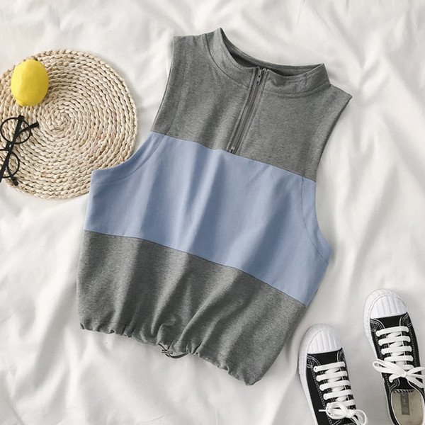 Set de damă sport-casual din trei părți în gri și negru