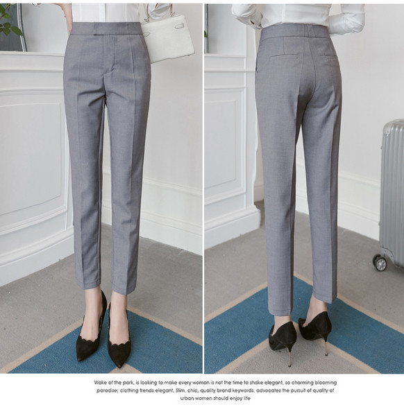 Elegáns női nadrág magas derékkal - két színben