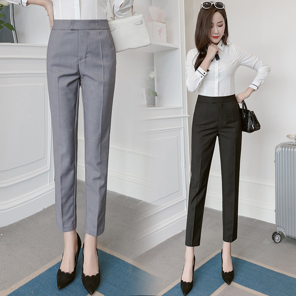 Elegáns női nadrág magas derékkal - két színben