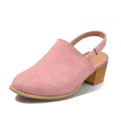 Pantofi moderni de dama cu toc in trei culori