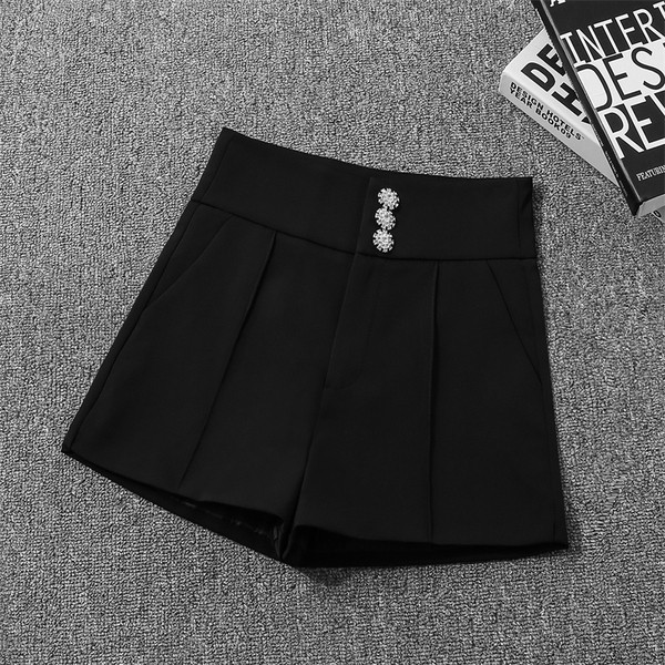 Divatos női nadrág két színben, magas derékkal