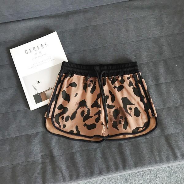 Pantaloni scurți casual de damă în trei culori cu model tigru