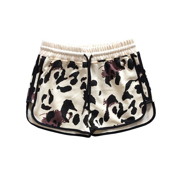 Pantaloni scurți casual de damă în trei culori cu model tigru