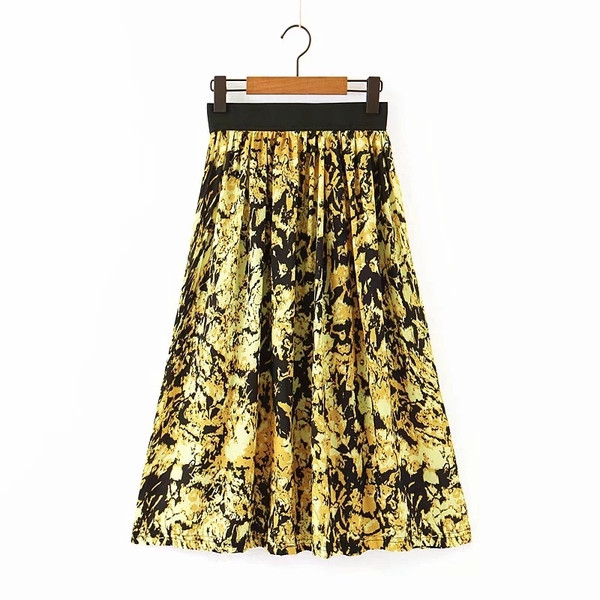 Női szoknya elasztikus derékkal - szabású modell