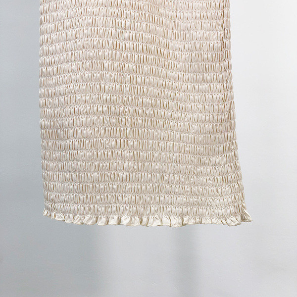 Maieu lung elastic cu cravate