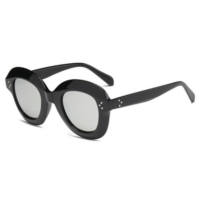 Ochelari de soare rotunzi moderni de dama in mai multe culori