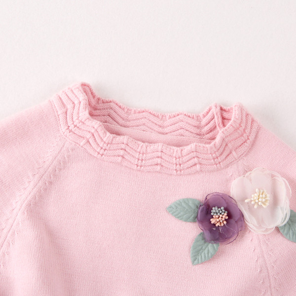 Rochie modernă pentru copii pentru fete - culoare roz