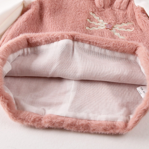 Stílusos gyerekruha hosszú ujjal lányoknak rózsaszínben