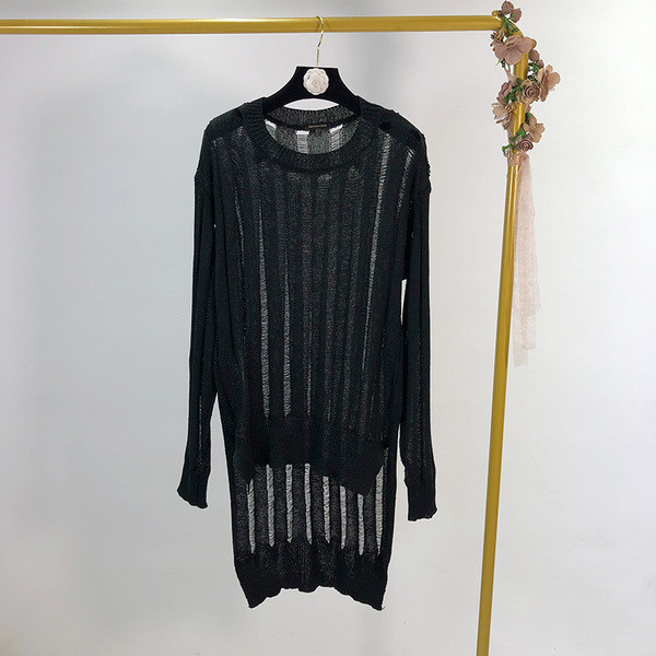 Pulover de dama cu decolteu oval in doua culori