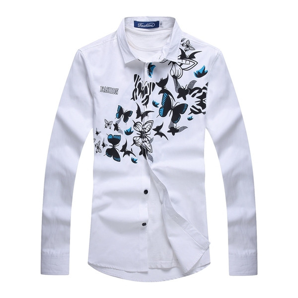 Stílusos férfi ing négy színben, rátéttel