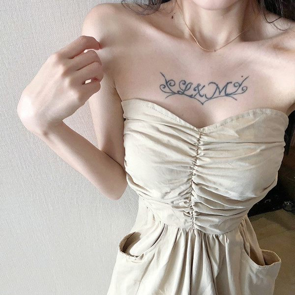 Rochie moderna de dama in trei culori - model croiat