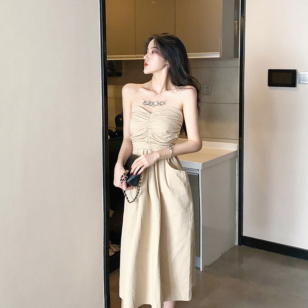 Rochie moderna de dama in trei culori - model croiat