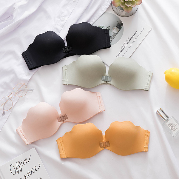 Sutien de dama tip bridget cu inchidere frontala in mai multe culori