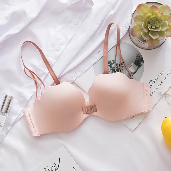 Sutien de dama tip bridget cu inchidere frontala in mai multe culori