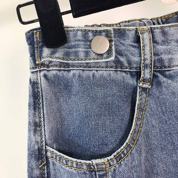 Női farmer - széles modell kék színben