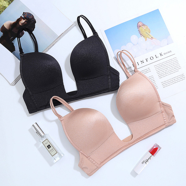 Női szabású melltartó fekete és rózsaszín színben