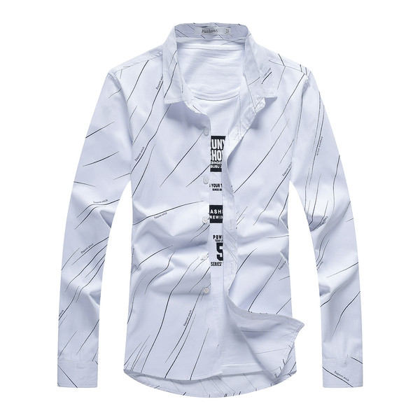 Cămașă modernă pentru bărbați, cu mâneci lungi, în trei culori