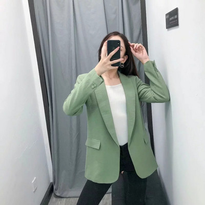 Нов модел дамско сако в розов, син и зелен цвят