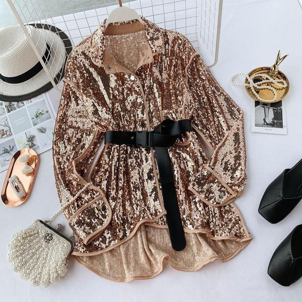 Camasa de dama actuala model lat cu paiete in mai multe culori