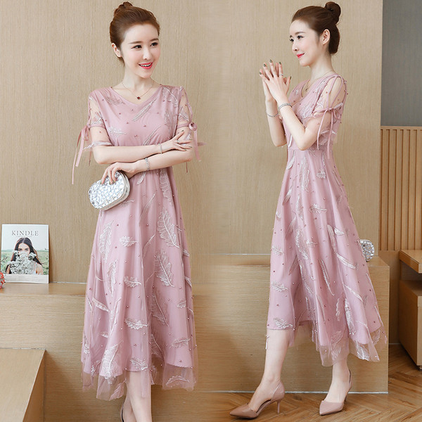 Rochie de dama de actualitate cu model floral in mai multe culori