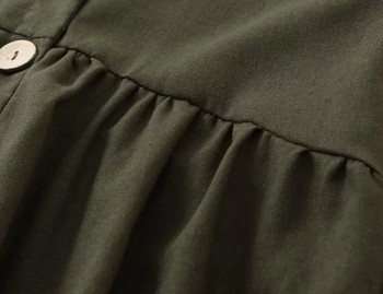 Rochie actuală de damă cu mâneci lotus în negru