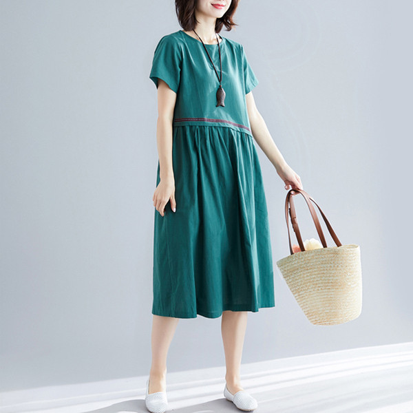 Női alkalmi ruha két színben - szabású modell