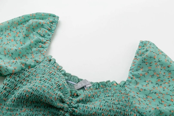 Bluza de dama model nou cu cravate in albastru