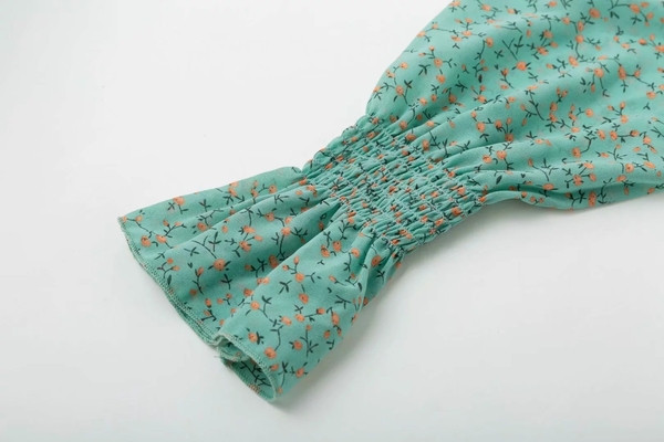 Bluza de dama model nou cu cravate in albastru