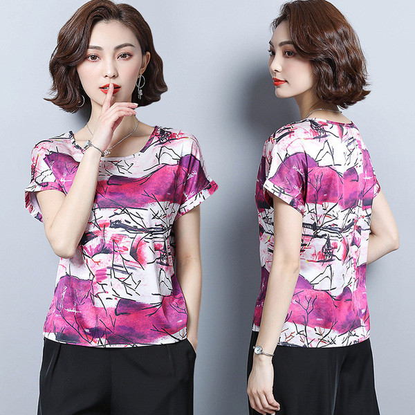 Bluza de dama actuala cu decolteu O in doua culori