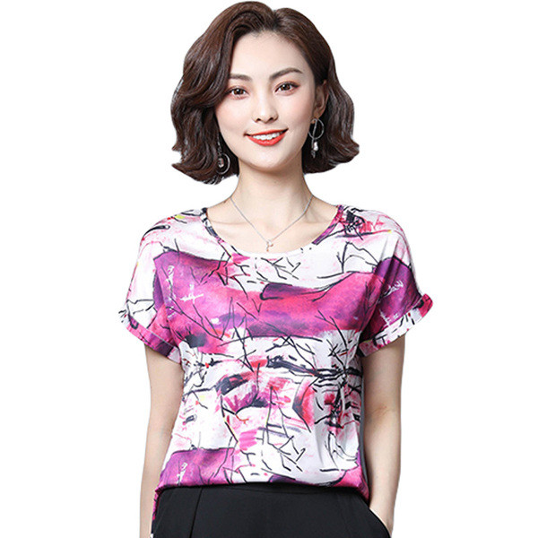 Bluza de dama actuala cu decolteu O in doua culori