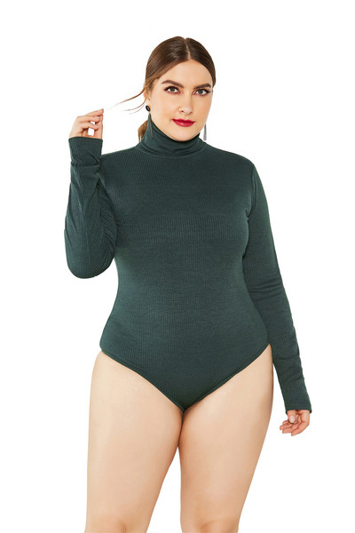 Body de dama cu guler inalt si marimi pana la 5XL in mai multe culori