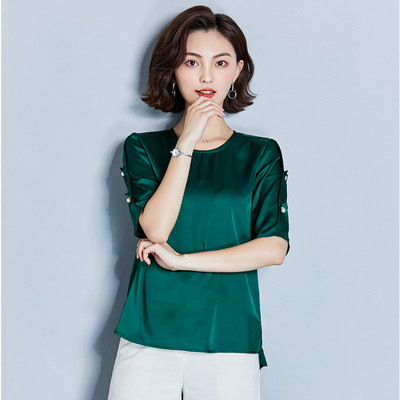 Bluza de dama actuala in trei culori cu perle