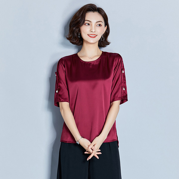 Bluza de dama actuala in trei culori cu perle