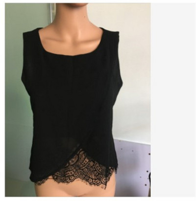 Női lezser felső széles pántokkal és csipkével több színben