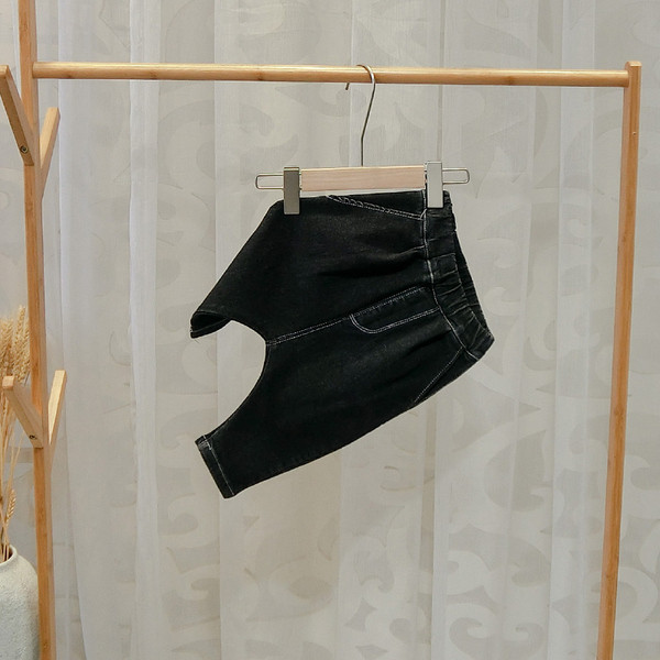 Modern gyerekfarmer fiúknak - fekete színű