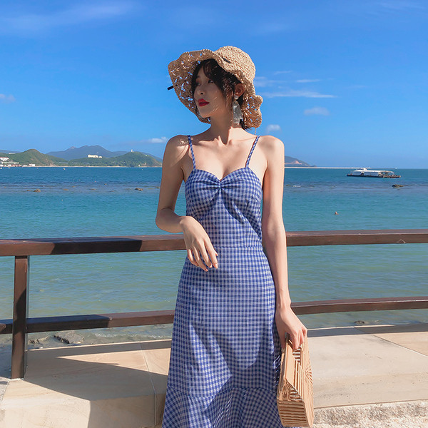 Kék színű női alkalmi ruha