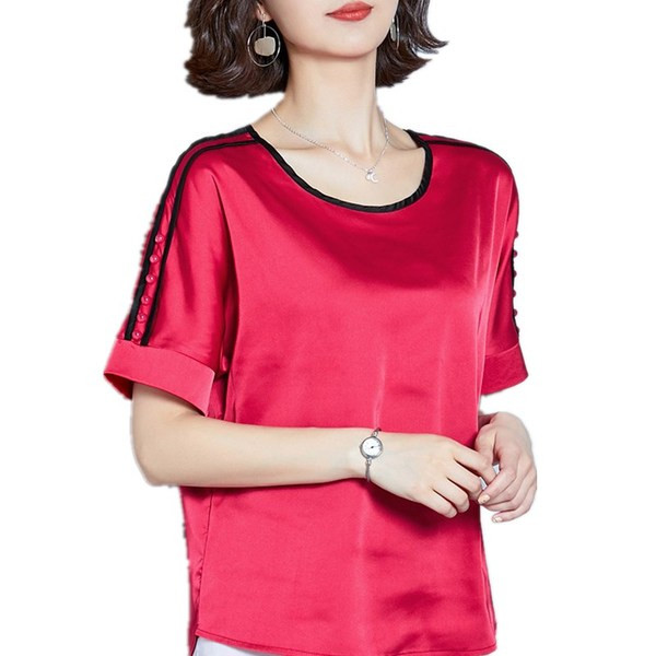 Bluză de damă elegantă în trei culori - model larg