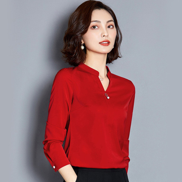 Camasa de dama model nou cu maneci lungi in trei culori